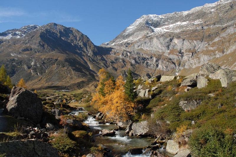 Herbstwanderung in Pfelders