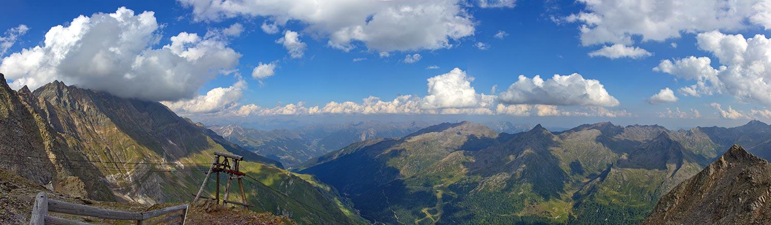 Panorama Zwickauer Hütte